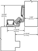 780-157 Full Surface Continuous Hinge